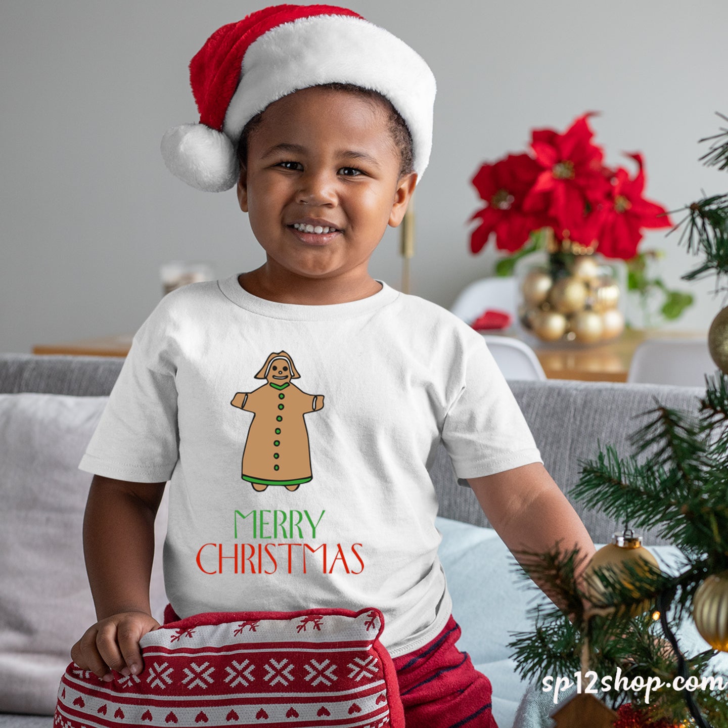 Merry christmas Ginegers Mama Friends Kids Gift Tshirt Tee