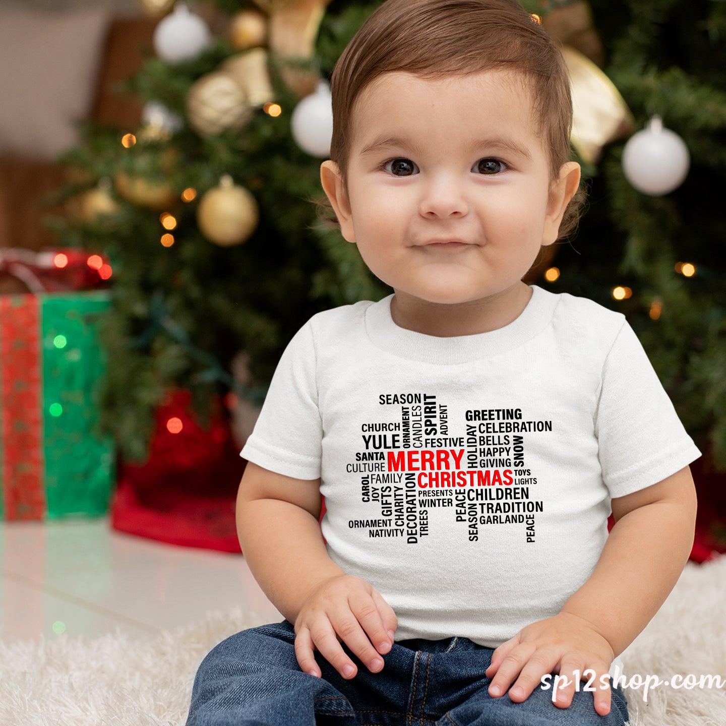 Merry Christmas  Holiday Charity Peace Kids tshirt Tee