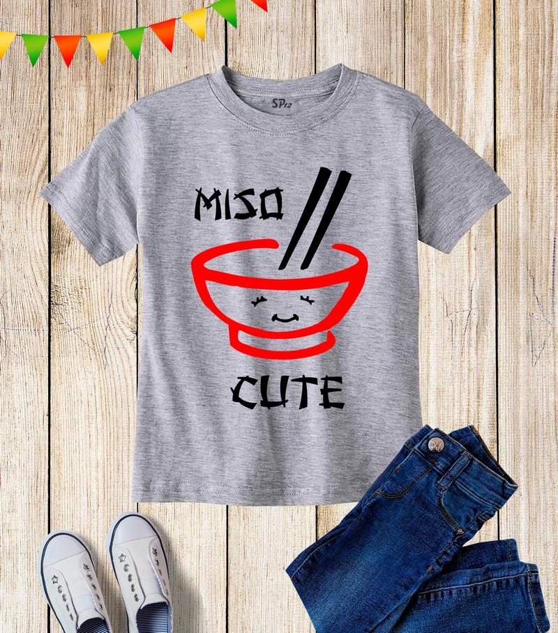 Miso Cute Kids T Shirt