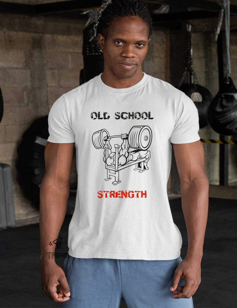 Old School Strength Fitness T Shirt