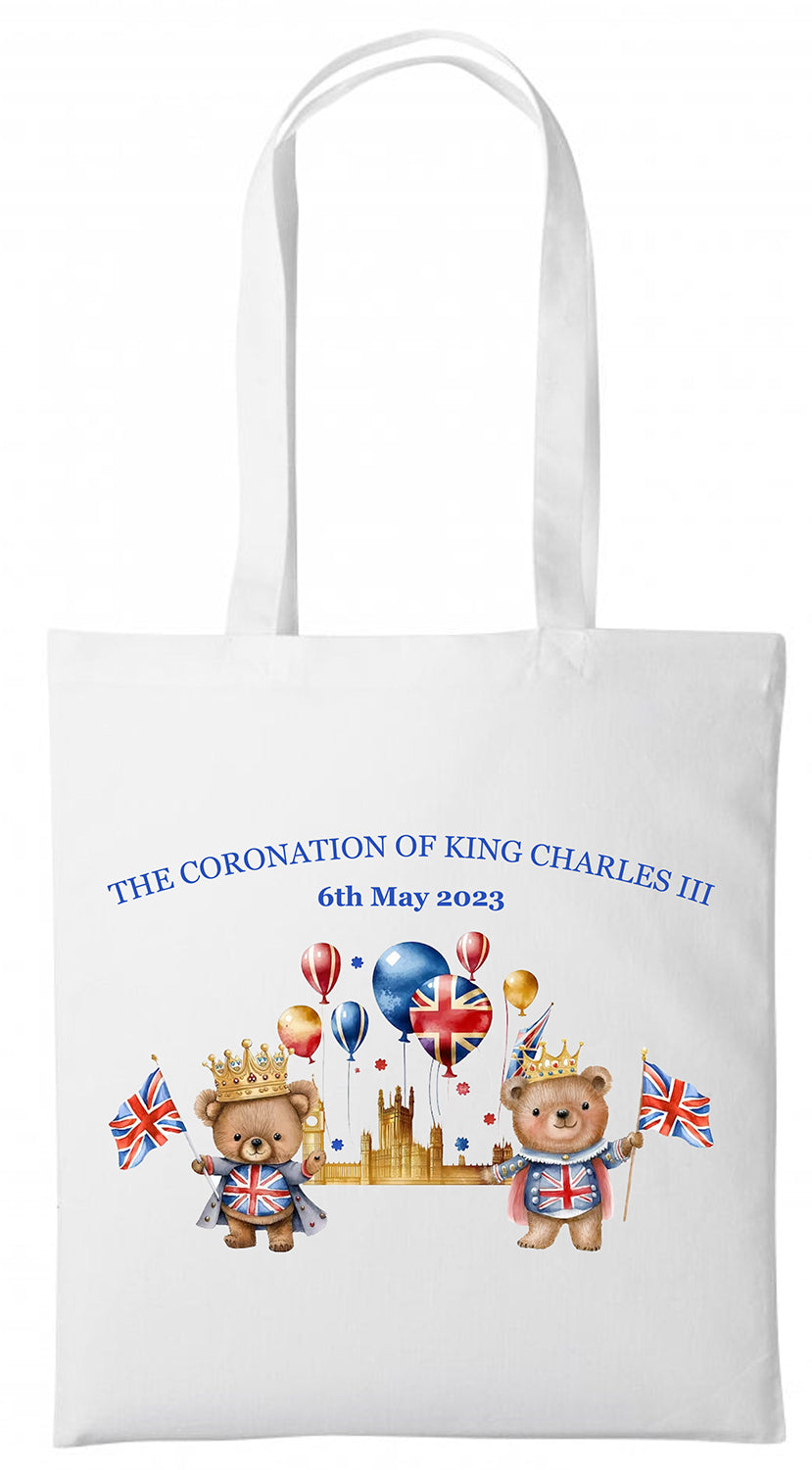 Union Flag King Charles III Coronation Day 6th May 2023 Tote Bag