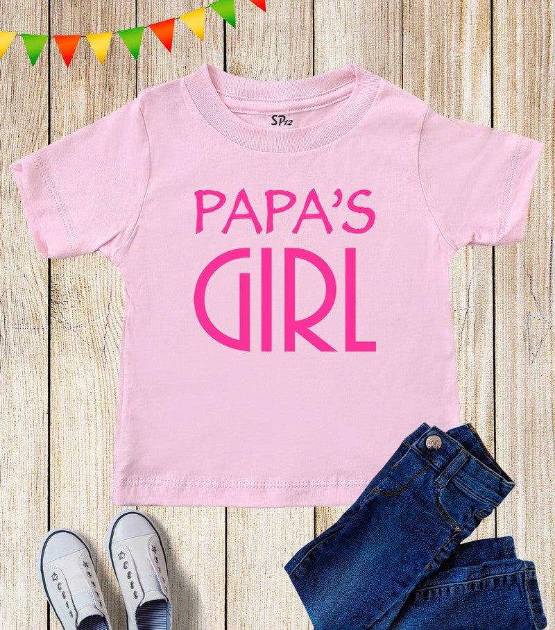 Papa's Girl Kids T Shirt