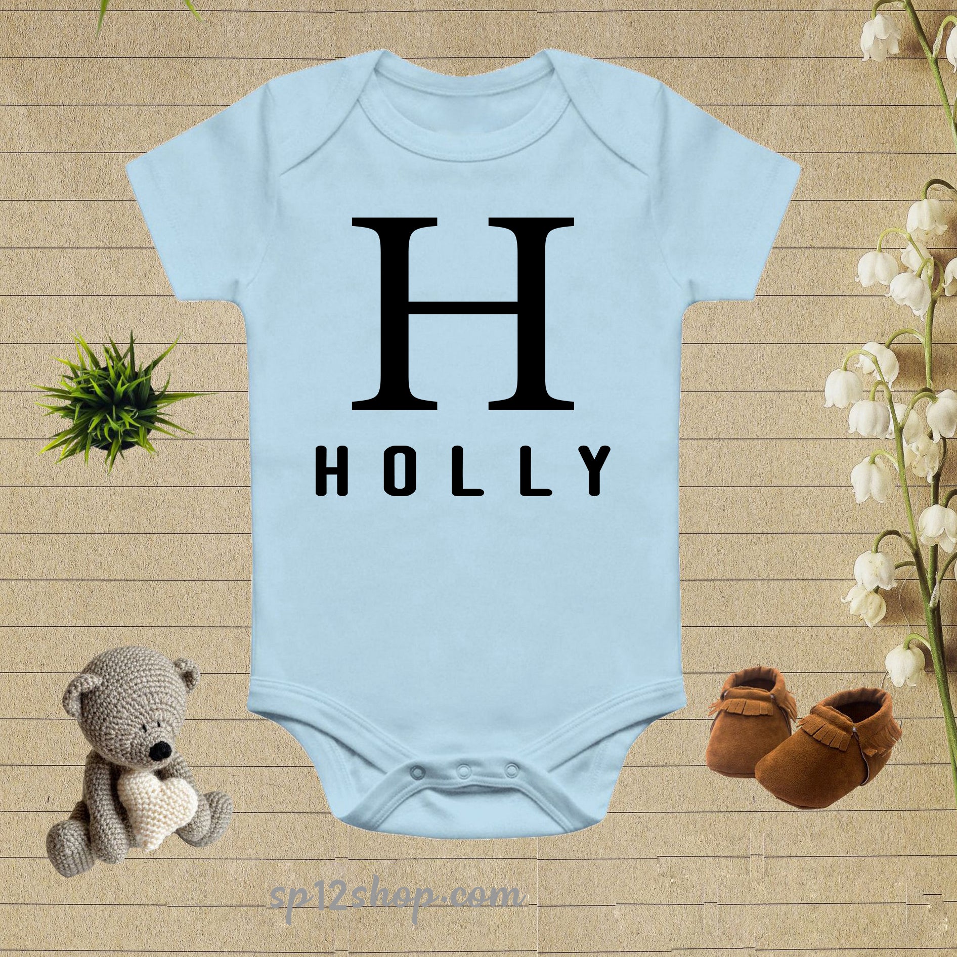 Personalised Initial Baby Clothes