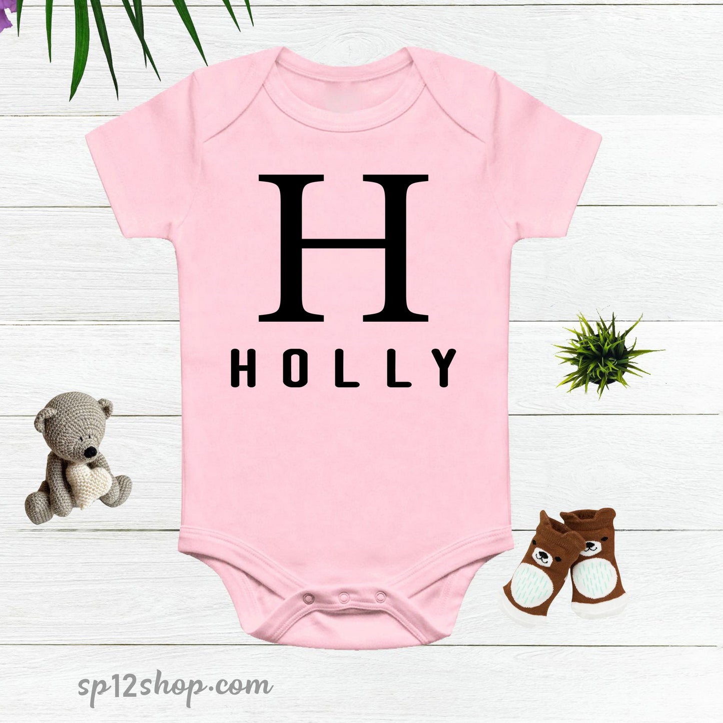 Personalised Initial Baby Clothes