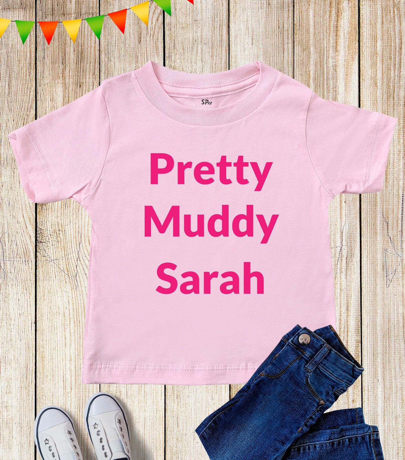 Pretty Muddy Kids Custom Awareness T Shirt