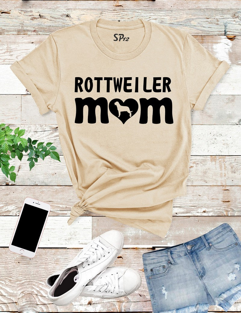 Rottweiler Mom T Shirt