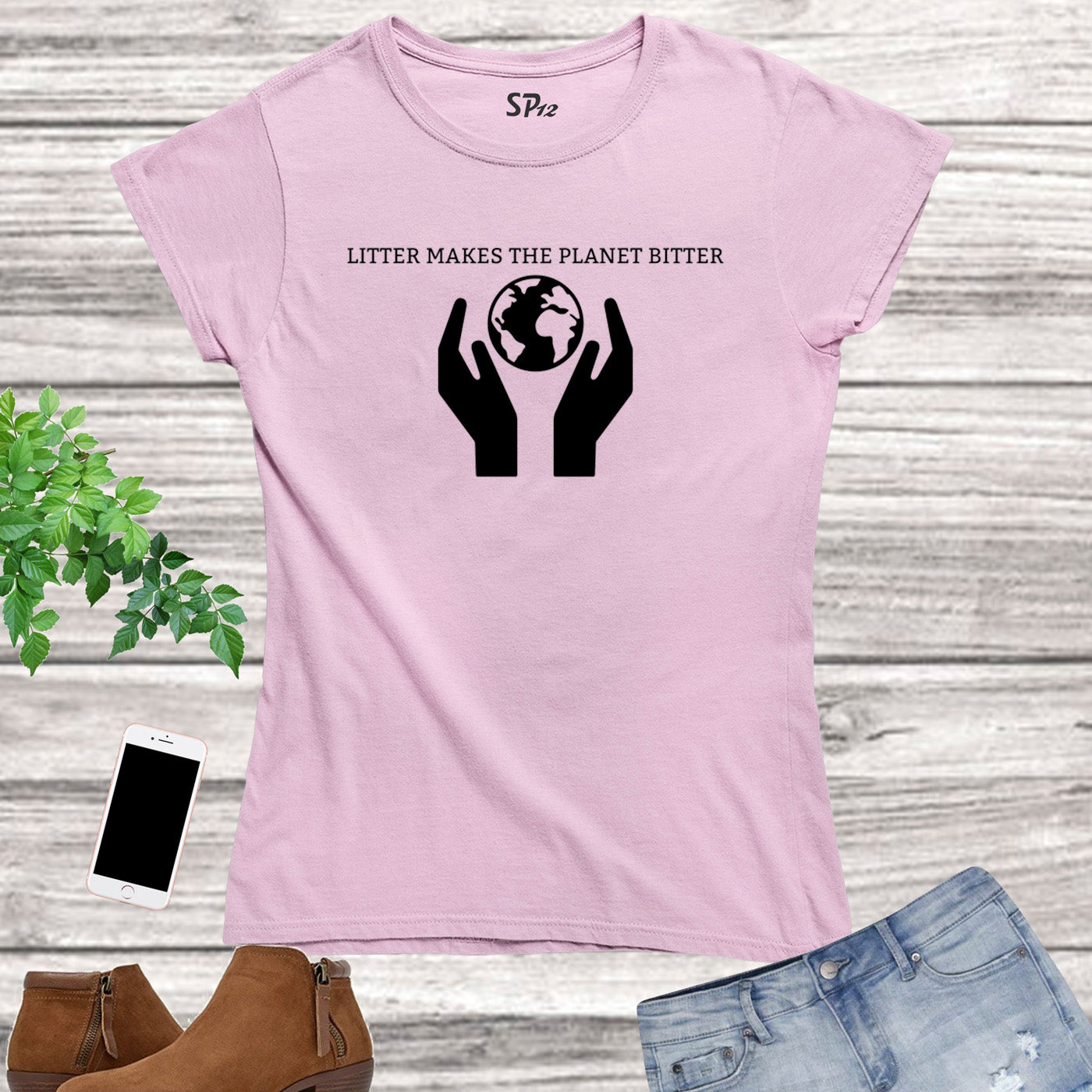 Save the Planet Awareness Women T Shirt