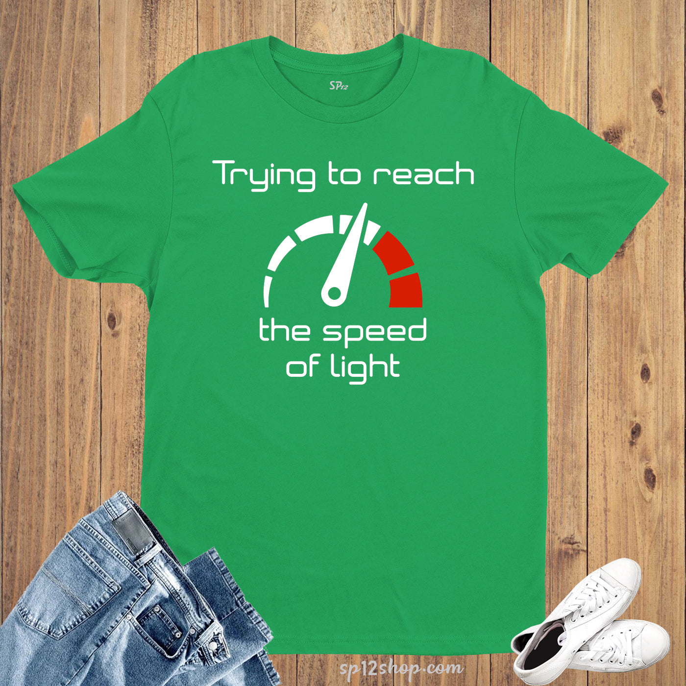 Speed Of Light Car Racing Gym T Shirt