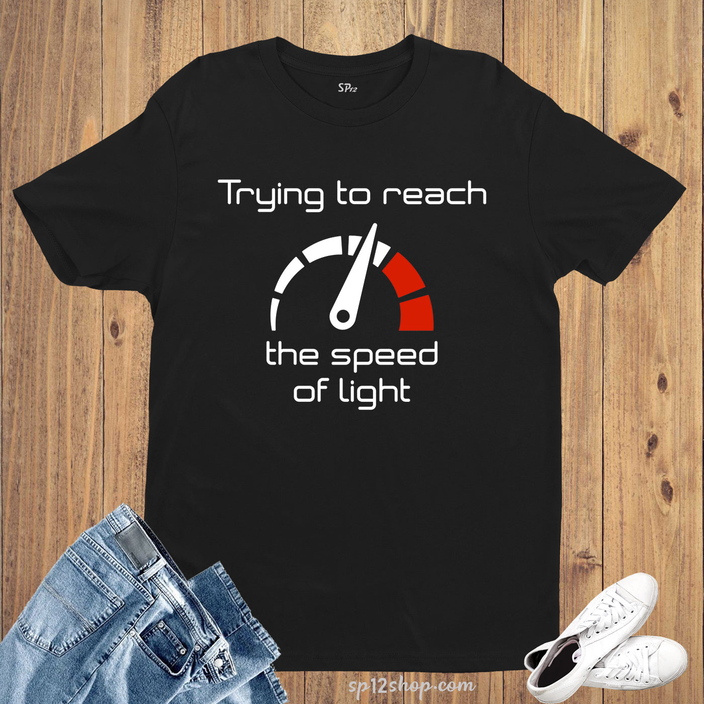 Speed Of Light Car Racing Gym T Shirt