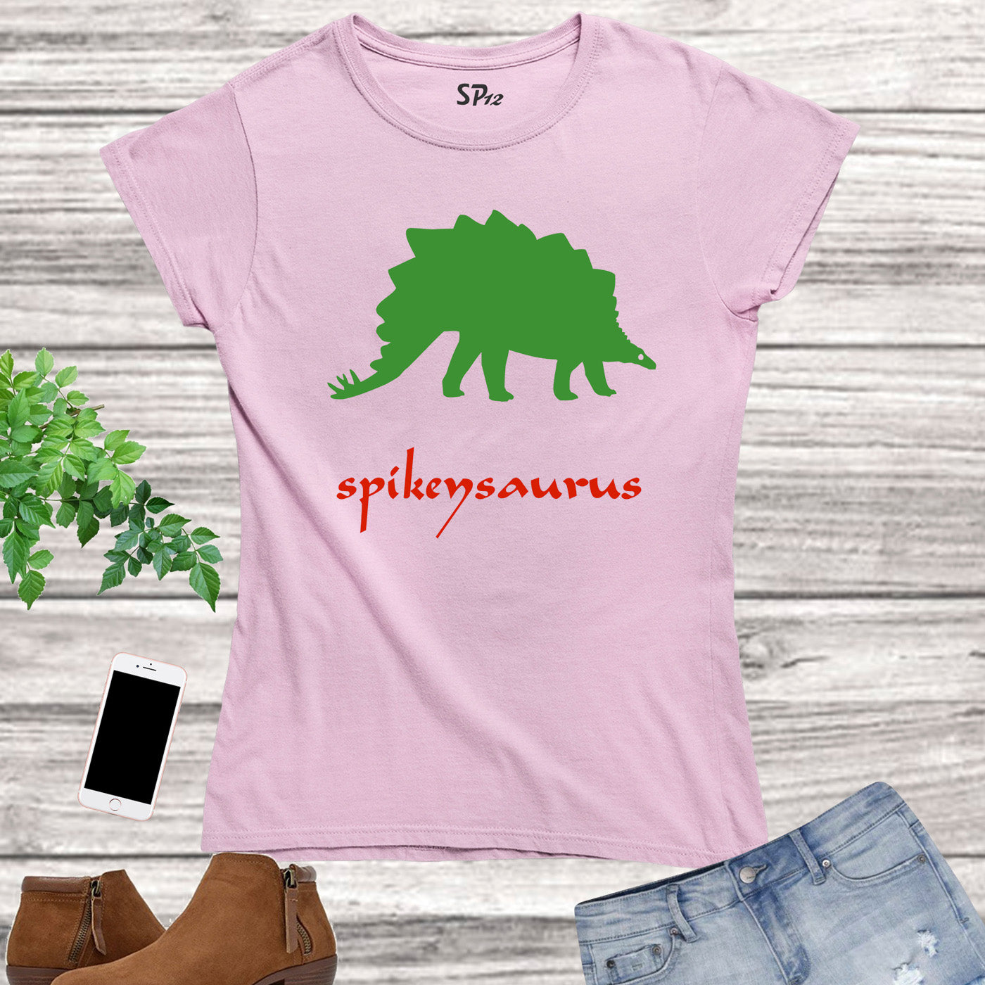 Spikeysaurus Graphic Women T Shirt