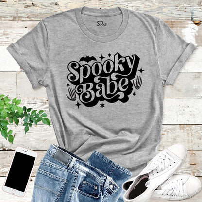 Spooky Babe T Shirt Halloween Gifts