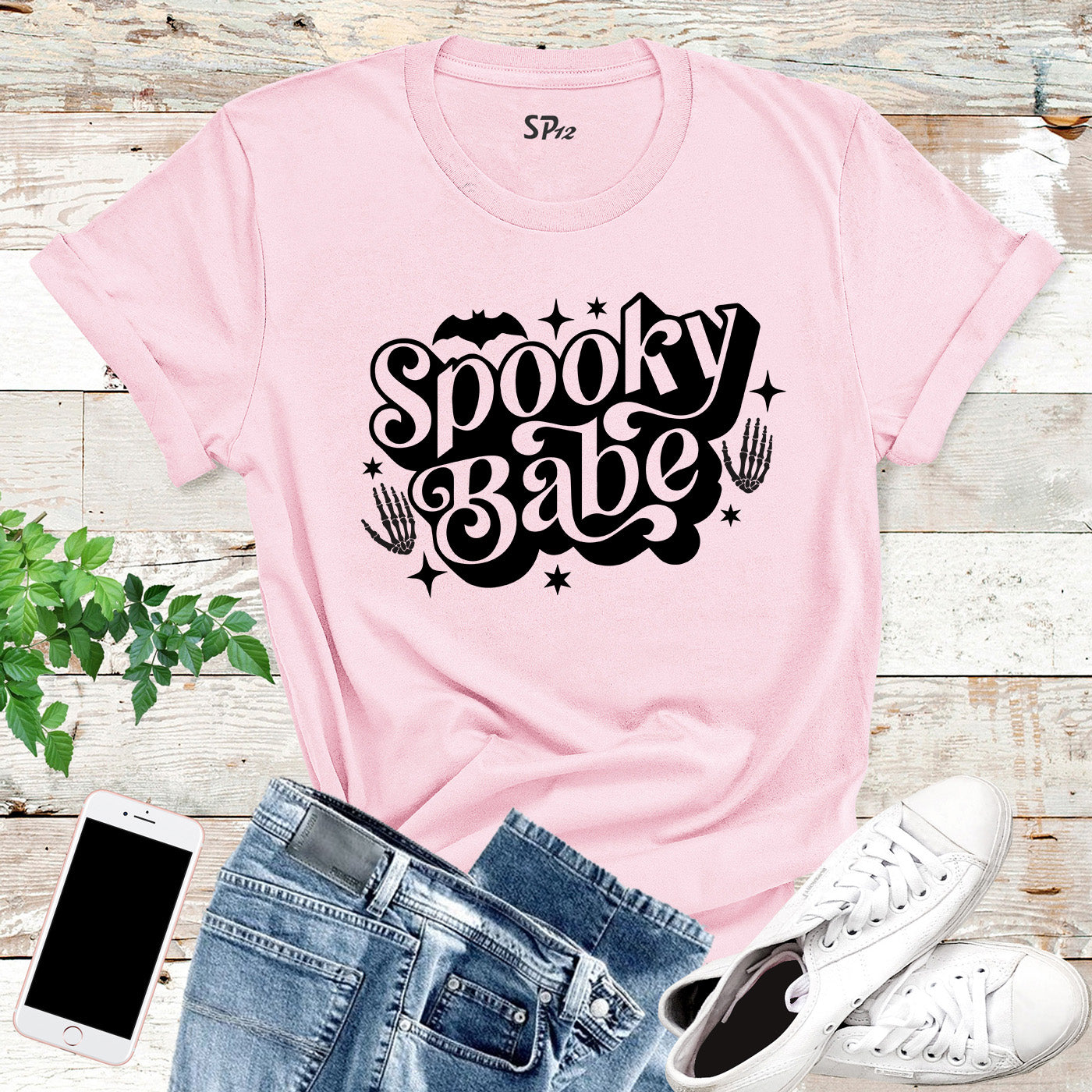 Spooky Babe T Shirt Halloween Gifts