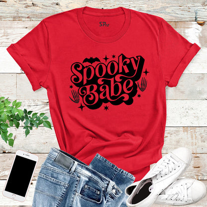 Spooky Babe T Shirt Halloween Gifts