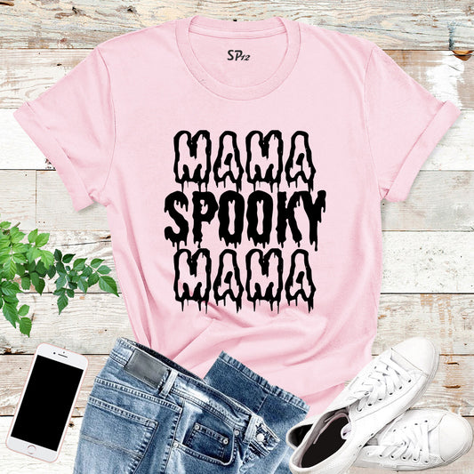 Spooky Mama T Shirt Halloween Gifts