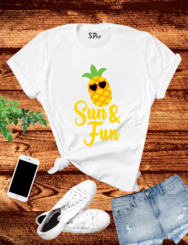 Sun And Fun Summer T Shirt