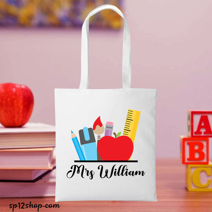 Teacher Appreciation Custom Teaching Thank You Shopping Gifts Tote Bag