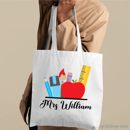 Teacher Appreciation Custom Teaching Thank You Shopping Gifts Tote Bag