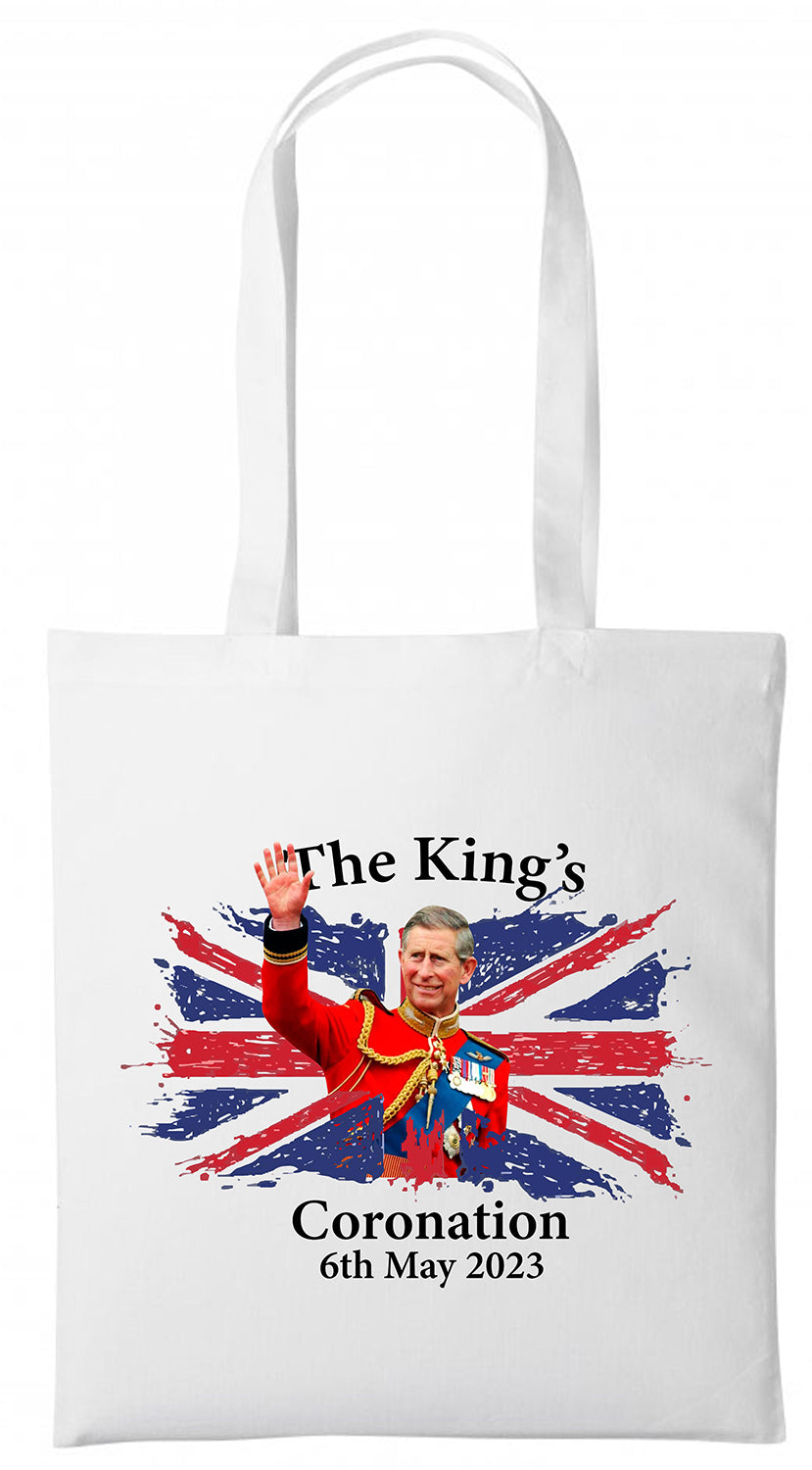 King Charles III Coronation Day Union Flag 6th May 2023 Tote Bag