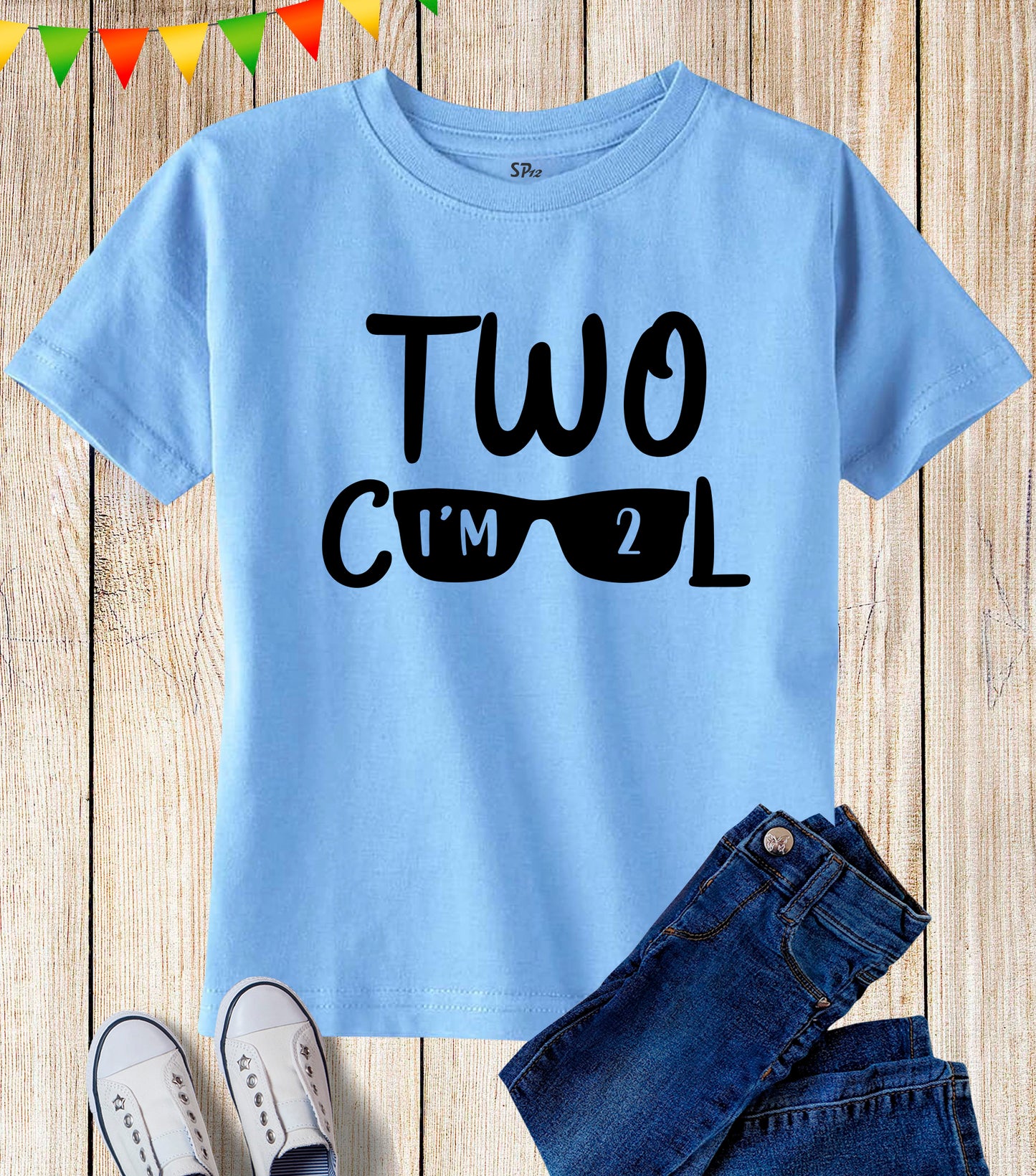 Two Cool Shirt I'm 2 Birthday T-Shirts