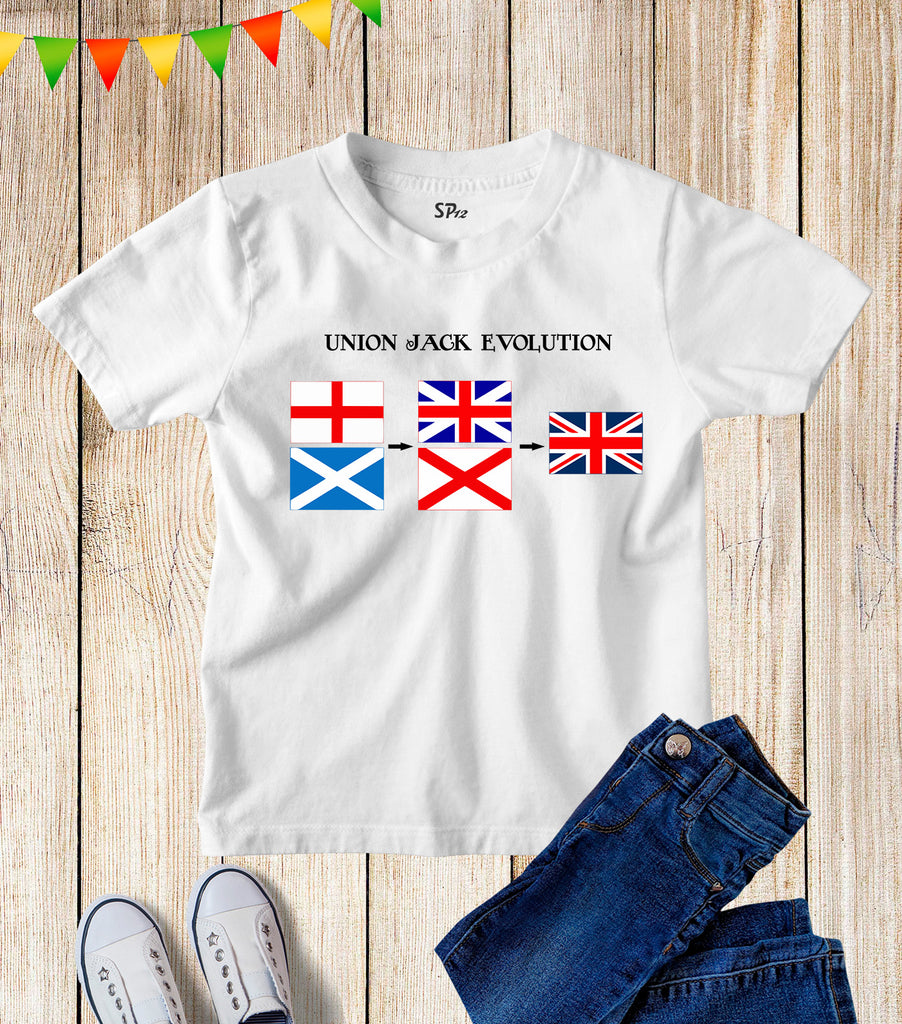 union jack children's t shirt