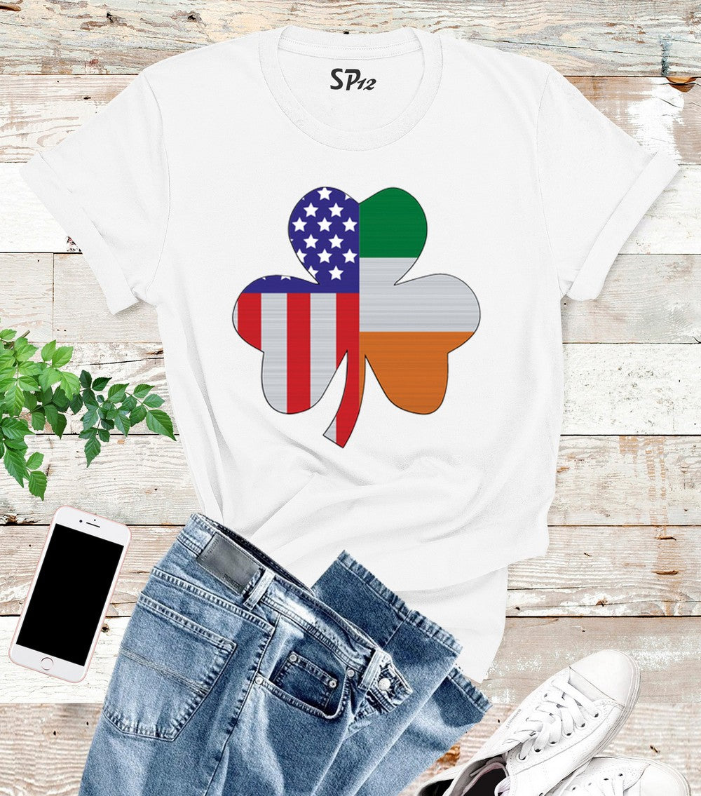 USA Irish St Patrick's Day T Shirt