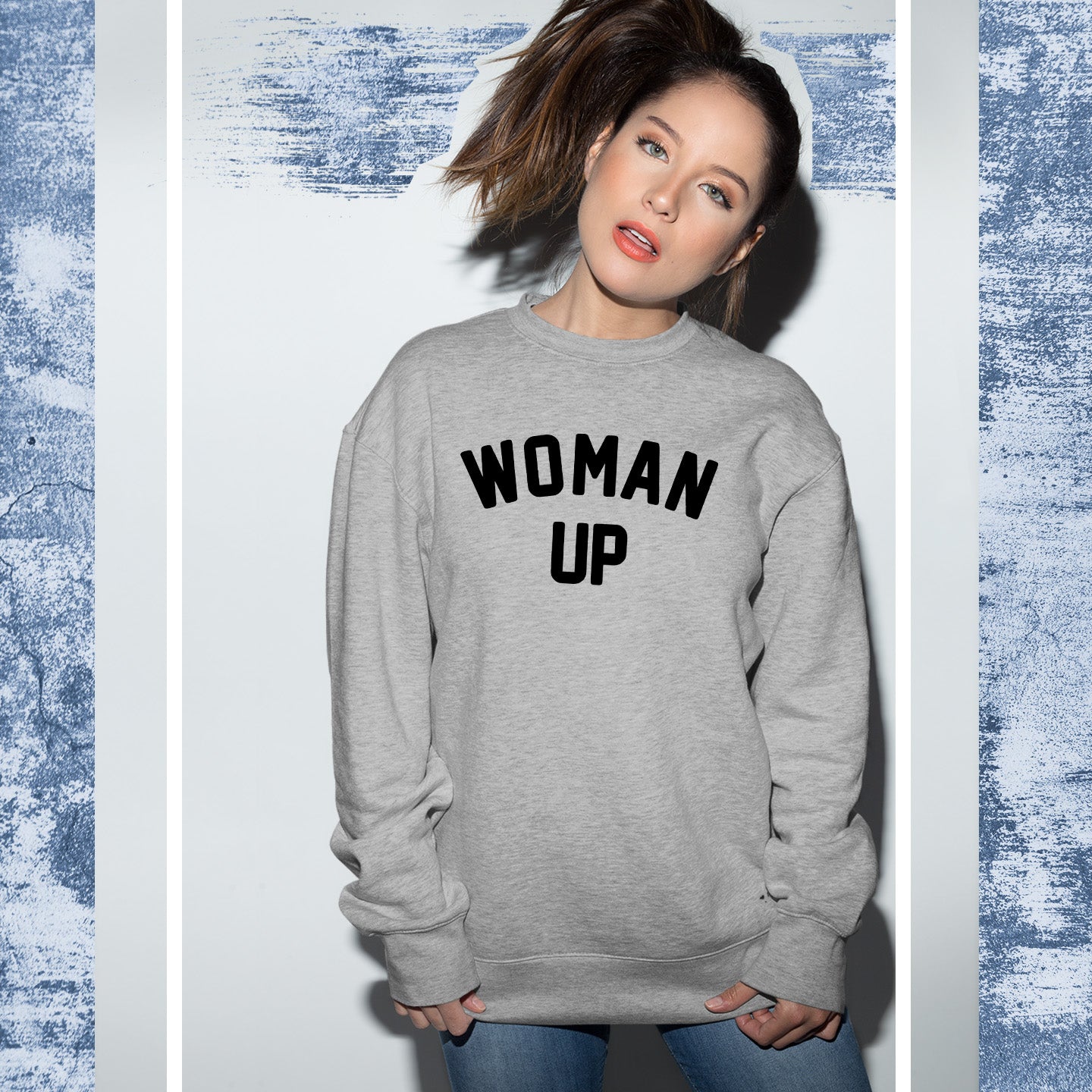 Woman Up Sweatshirt Feminist Woman Empowerment Sweater