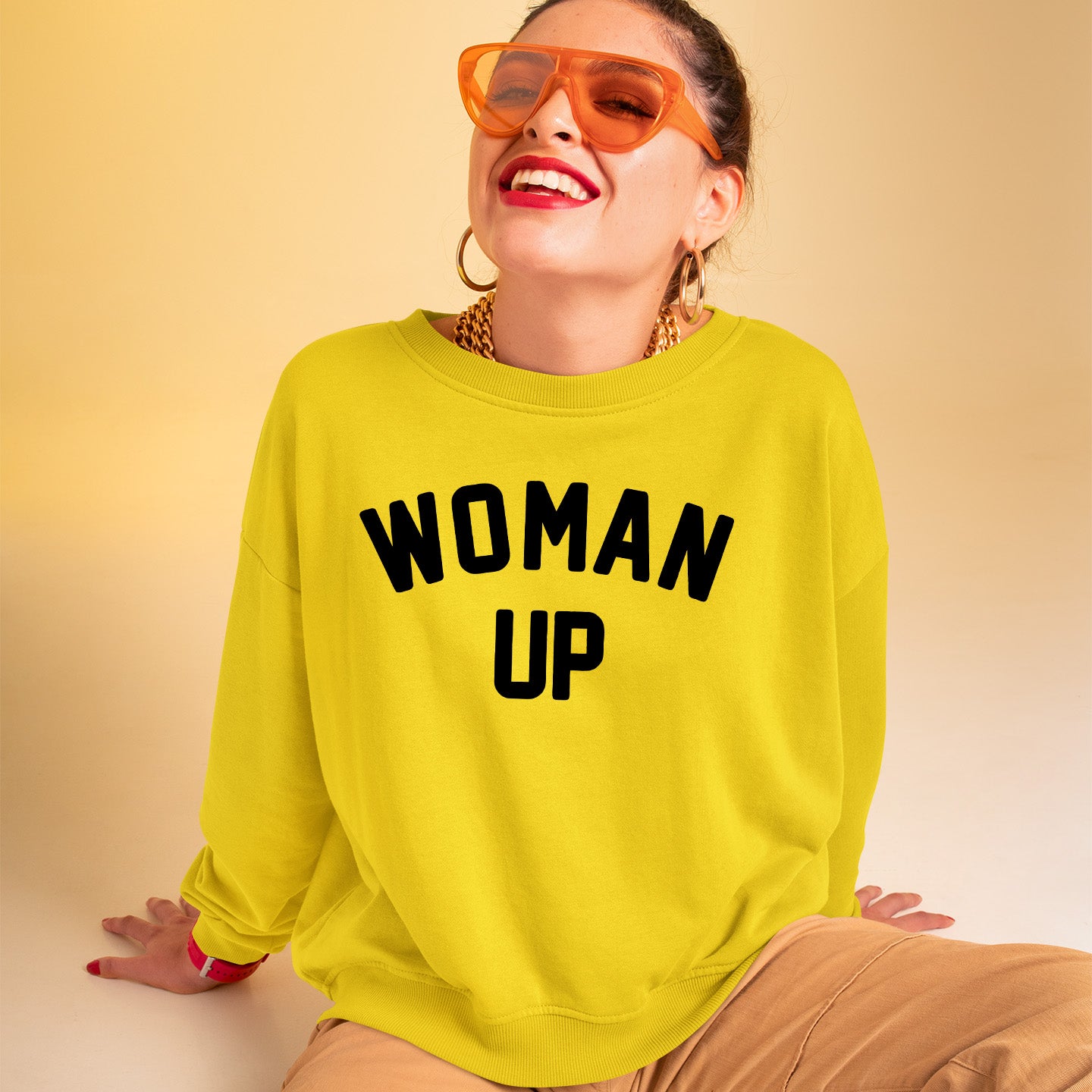 Woman Up Sweatshirt Feminist Woman Empowerment Sweater