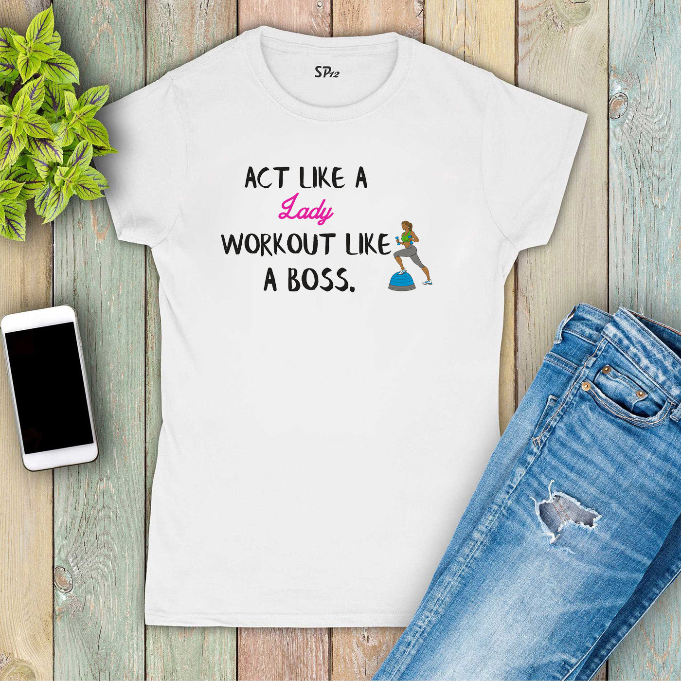 Workout Like a Boss Crossfit Women T Shirt