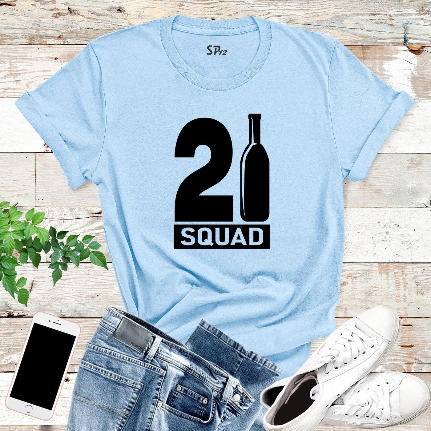 21 Birthday Squad T Shirts