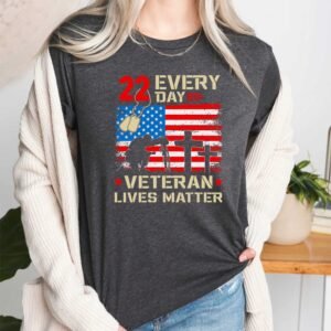 22 Every Day Veteran Lives Matter T-Shirt
