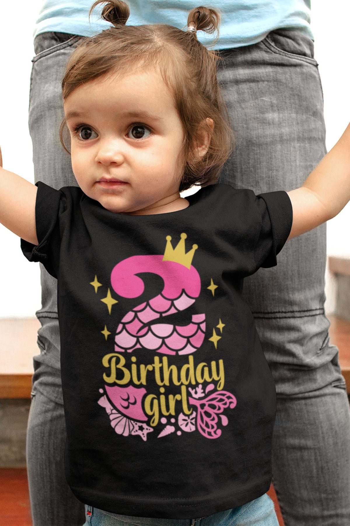 2nd Birthday Girl Baby Tees