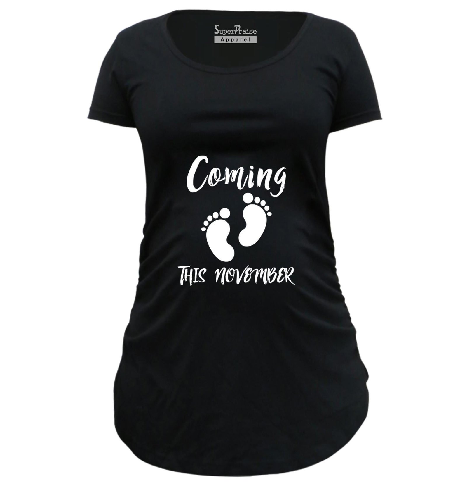 Coming This November Pregnancy T Shirts - Image 2