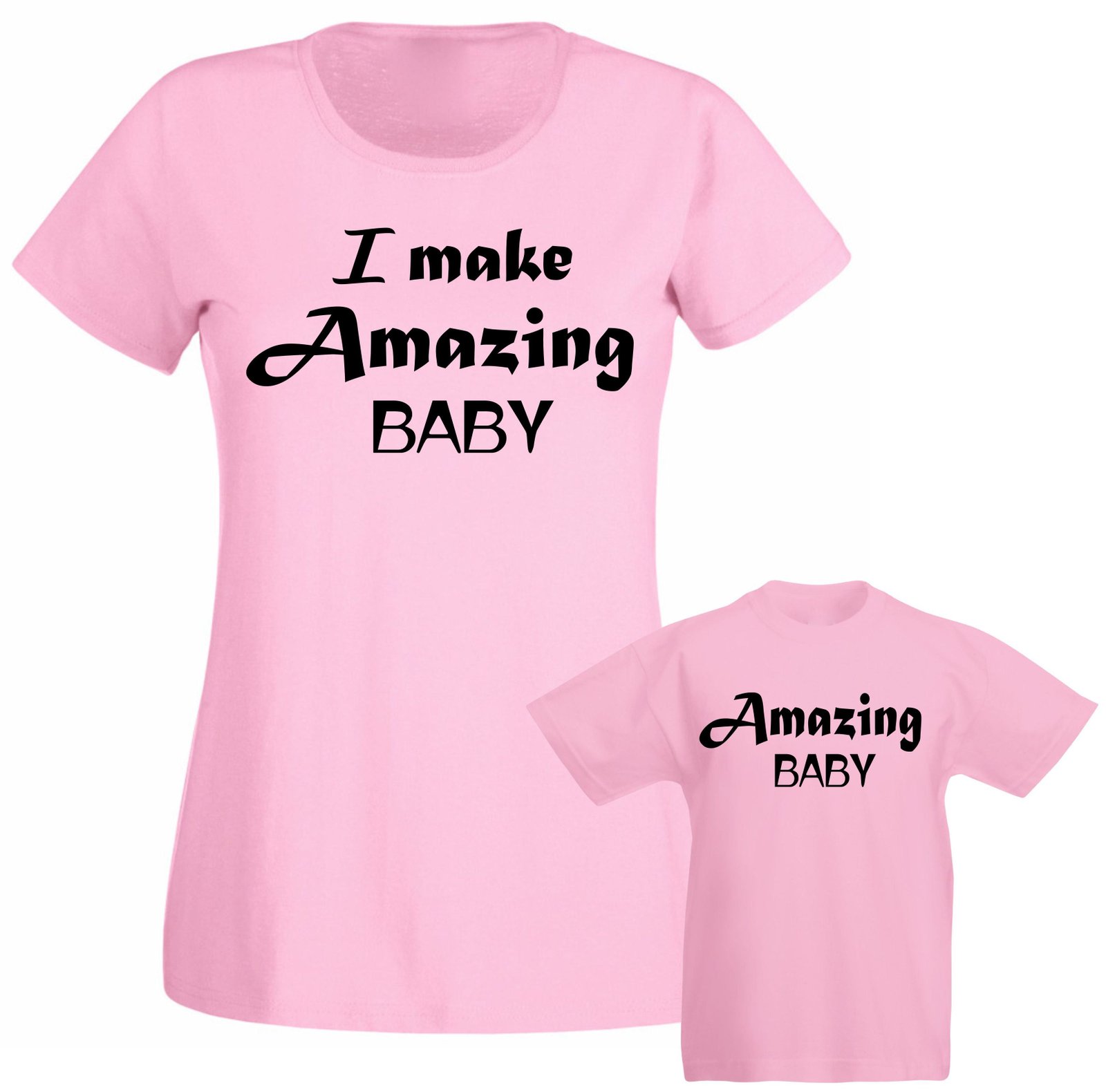 I make Amazing Baby Funny Slogan Mum Mummy Mothers Day Family Matching T shirt