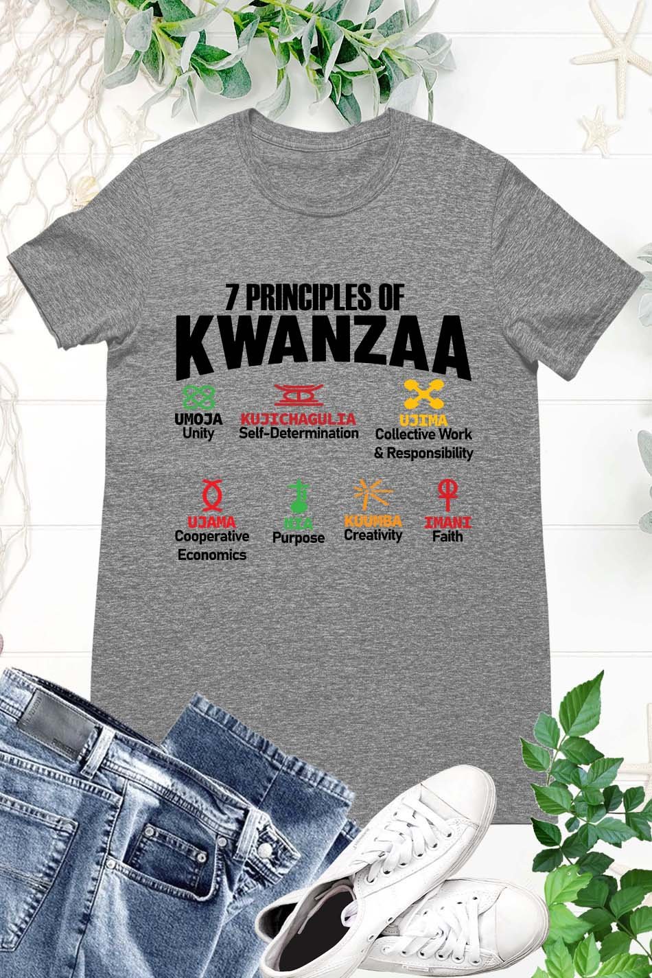 7 Principles Of Kwanzaa Celebration Shirt