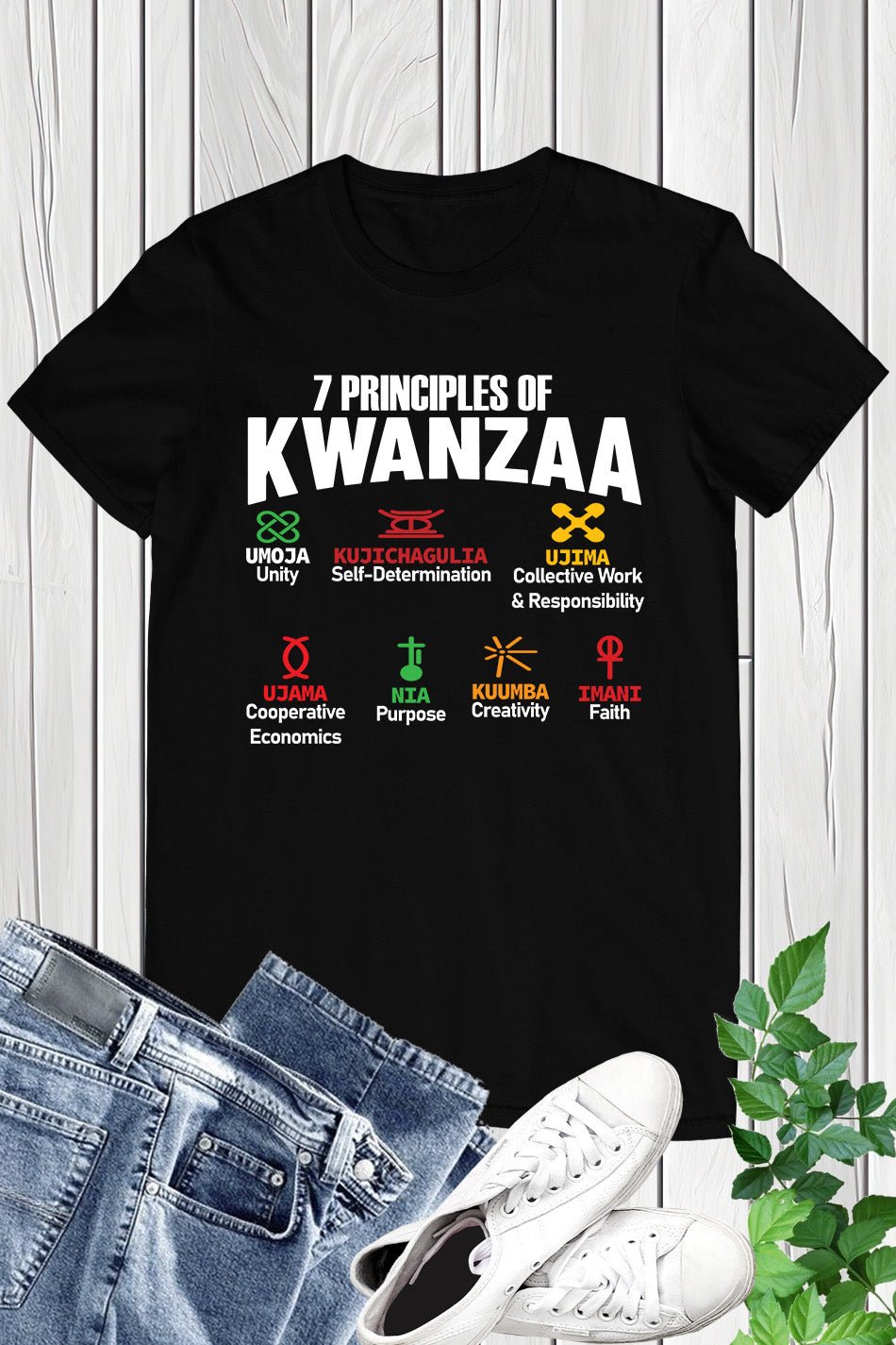 7 Principles Of Kwanzaa Celebration Shirt