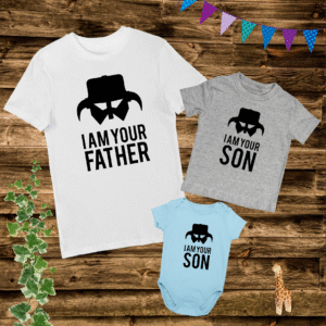 I Am Your Father I Am Your Son Dad and Son Matching T Shirts