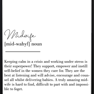 Midwife Definition Art Prints