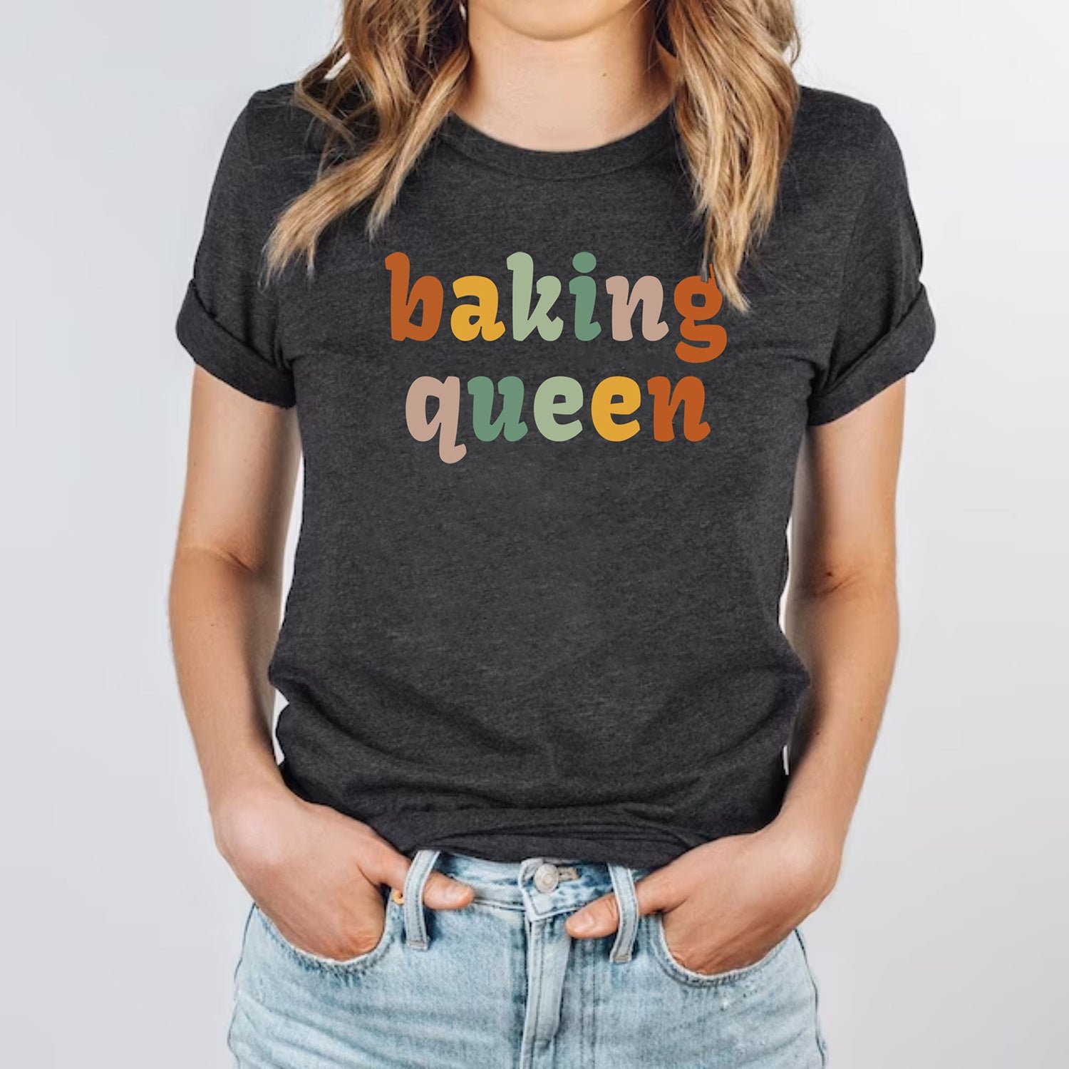 Baking Queen Christmas Funny Cookie Baker Baking Lover T Shirts Gifts - Image 4