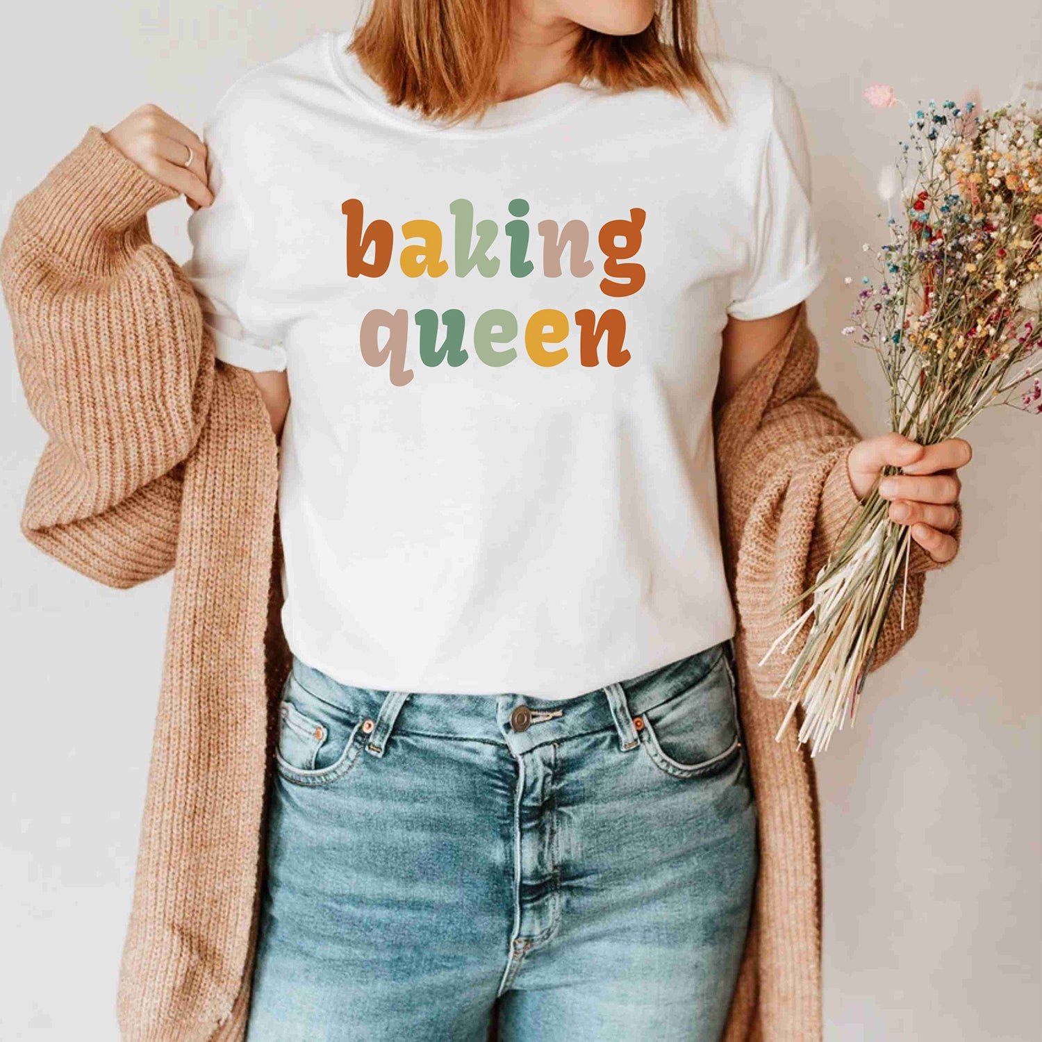 Baking Queen Christmas Funny Cookie Baker Baking Lover T Shirts Gifts - Image 3