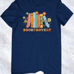 Booktrovert Book Lover T Shirt