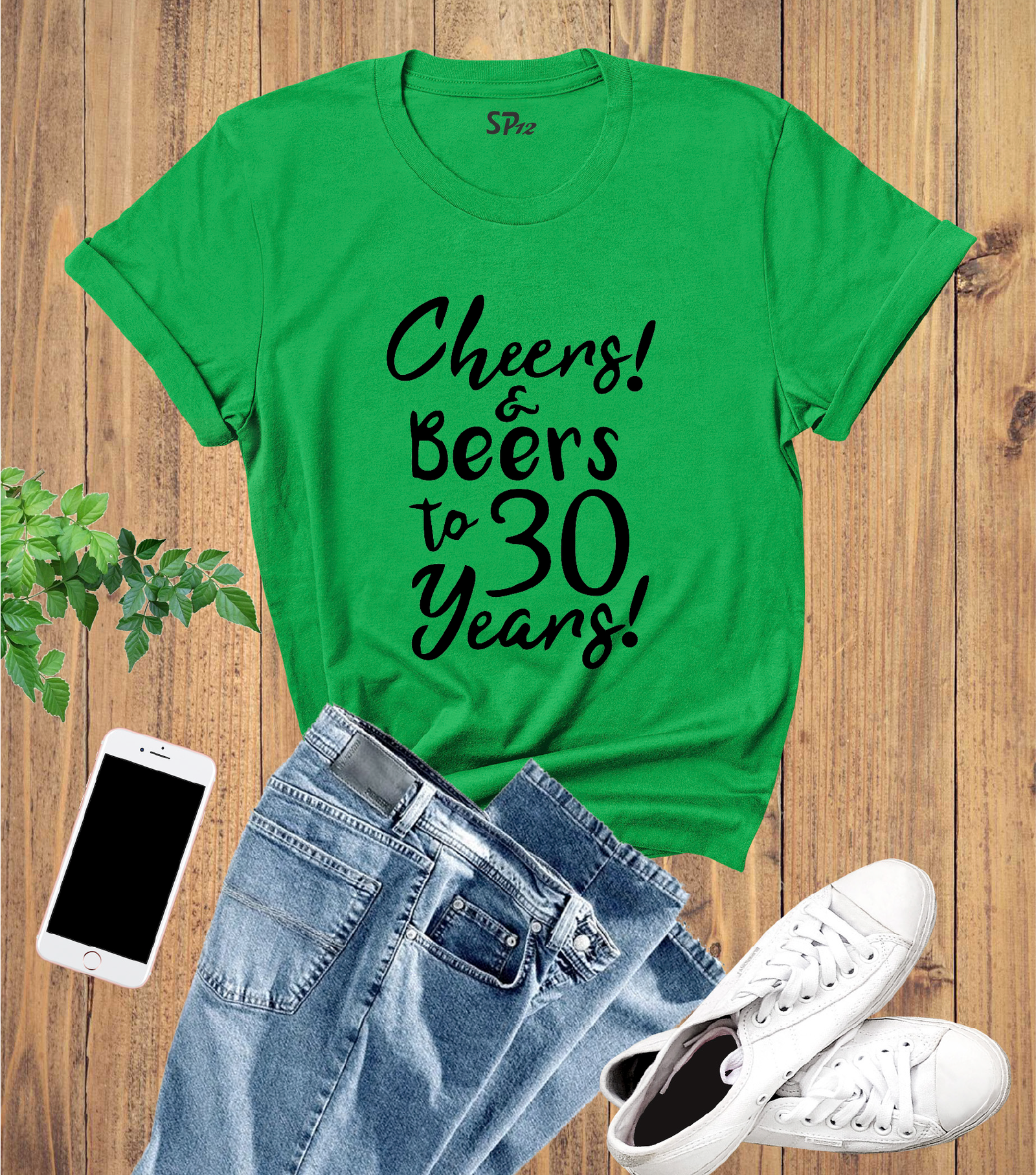 Chees and Beers to 30 Years 30th Birthday Tshirt