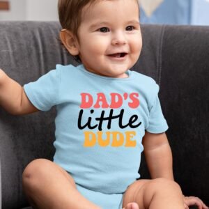 Dad's Little Dude Baby Onesie
