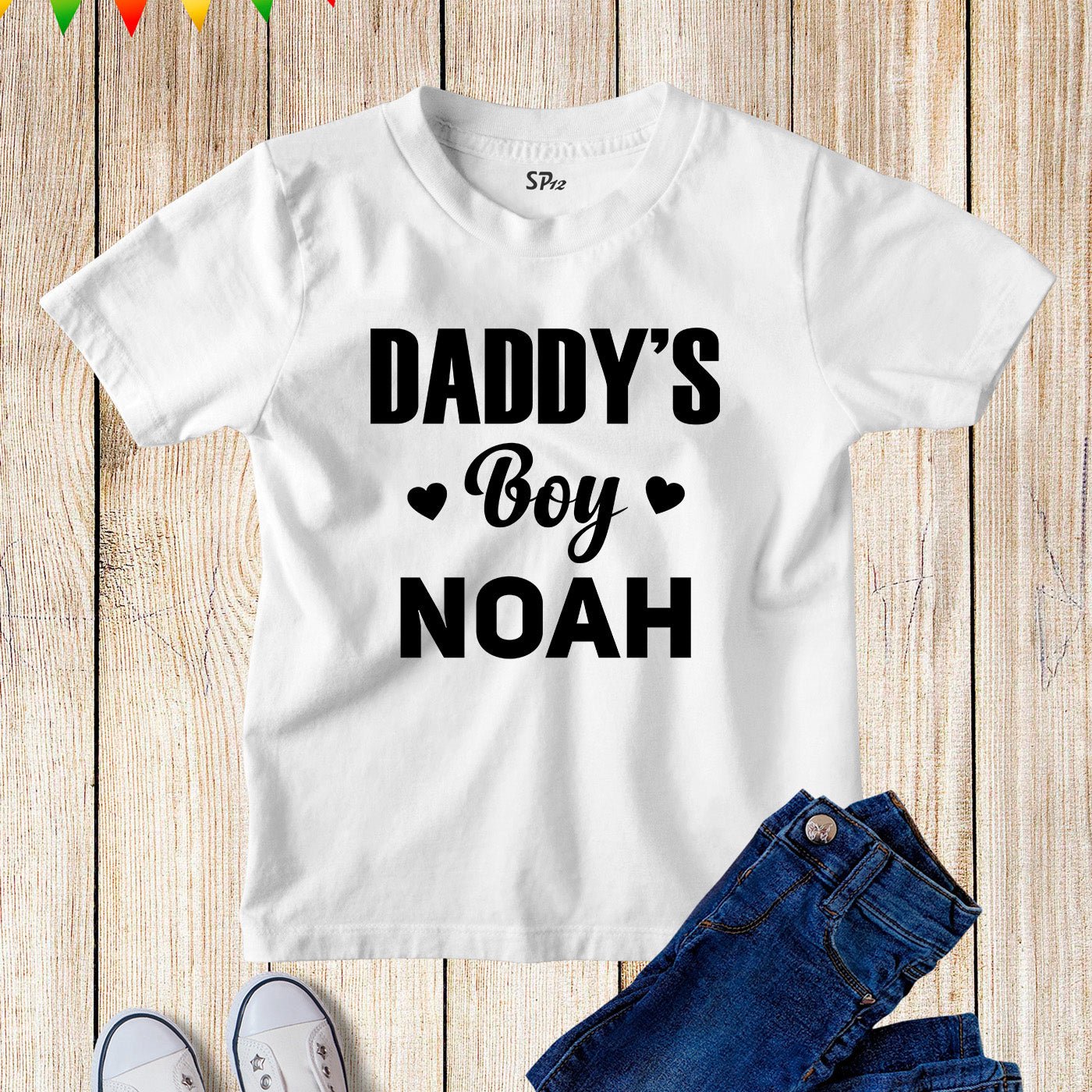 Daddy's Girl And Boy Matching Personalised T Shirt - Image 6