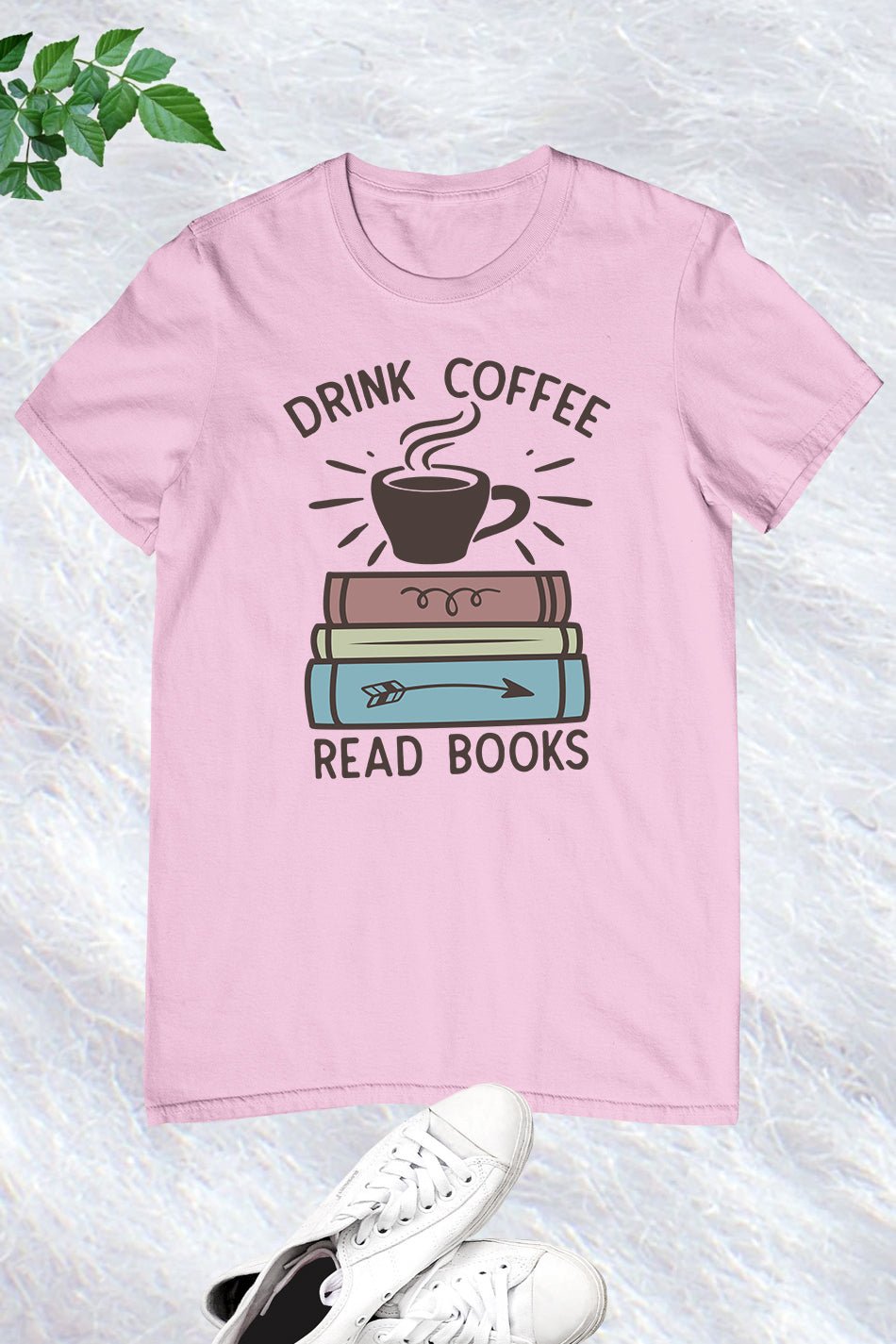 Savor the moment with our 'Drink Coffee, Read Books' shirt. Perfect for those cozy reading sessions with your favorite brew. Crafted with comfort and quality in mind. #CoffeeLovers #Bookworms #ReadingTime