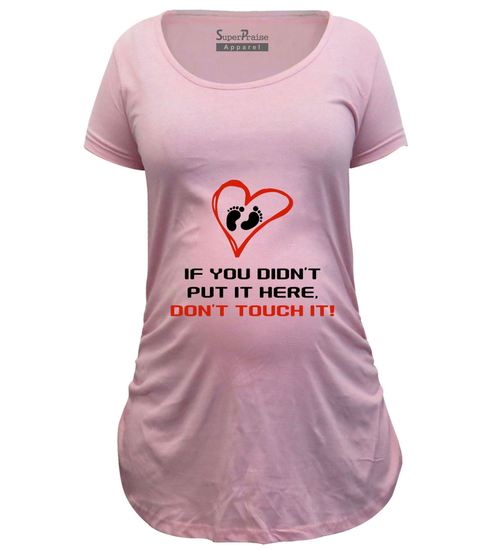 Don't Touch It Maternity Pregnancy T Shirts - Image 2