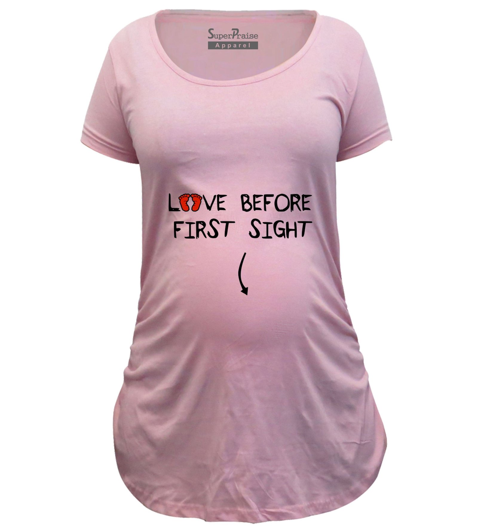 Love At First Sight Pregnancy T Shirt - Image 2