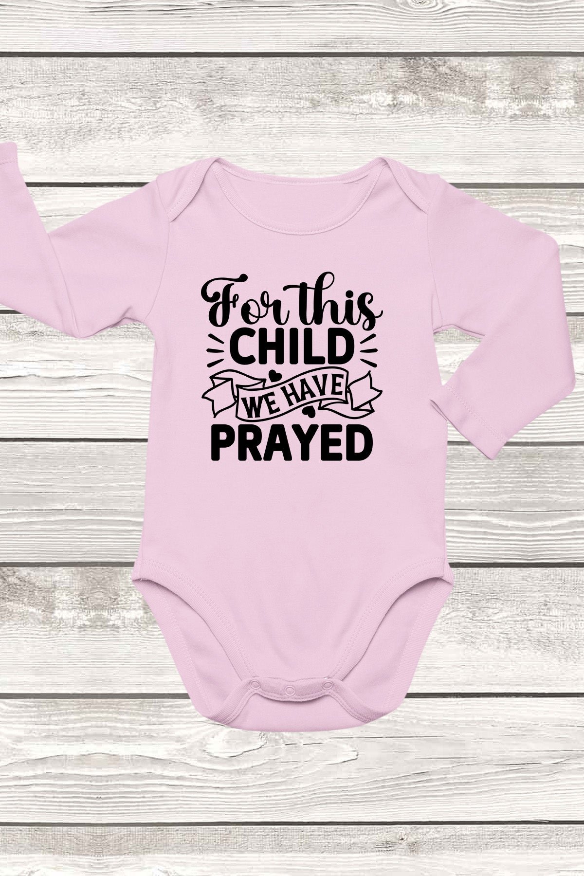 For This Child We have Prayed Baby Bodysuit
