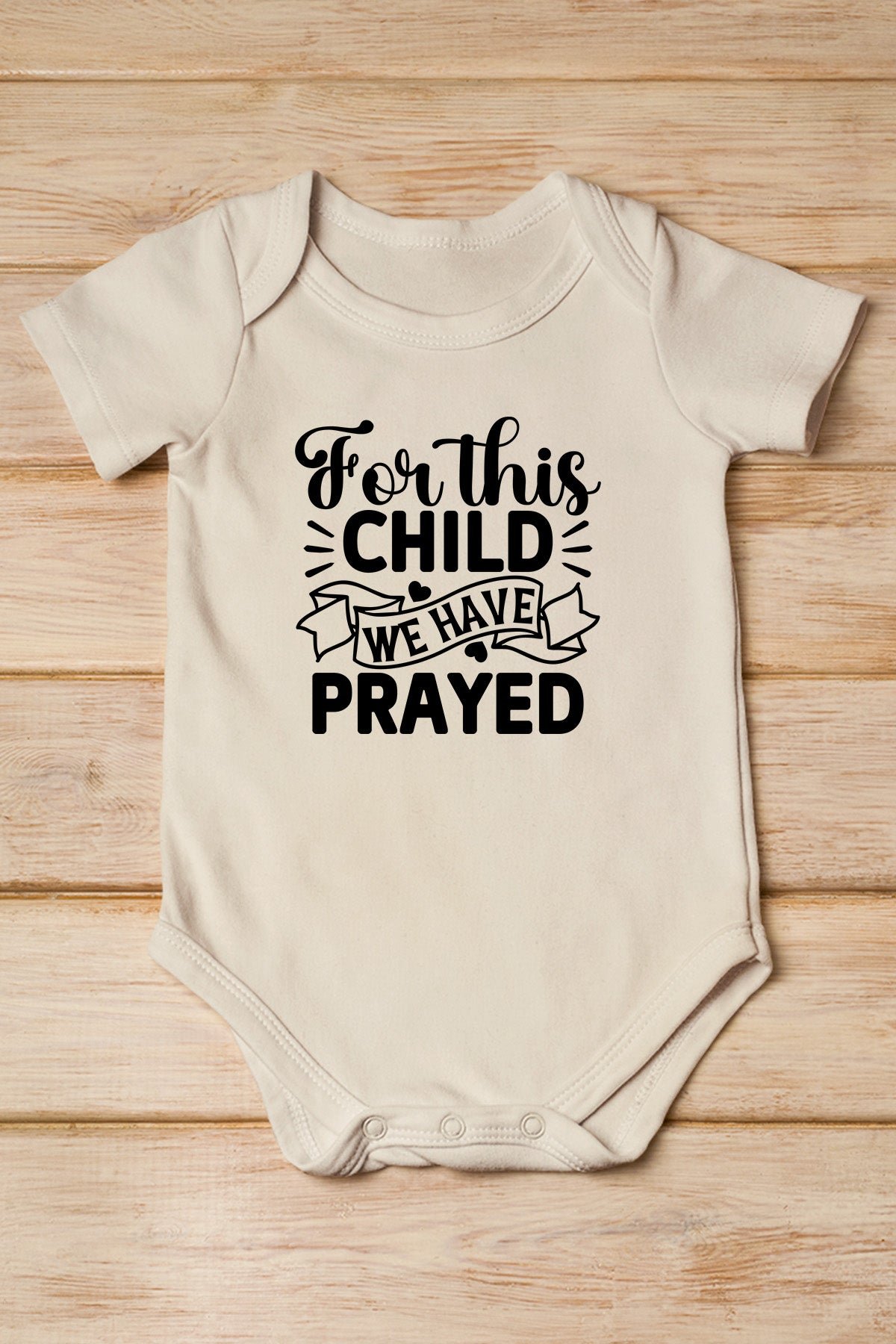 For This Child We have Prayed Baby Bodysuit - Image 5