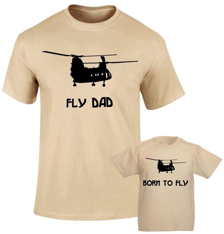 Fly dad Born to Fly High Flyers Family Matching T shirt - Image 2