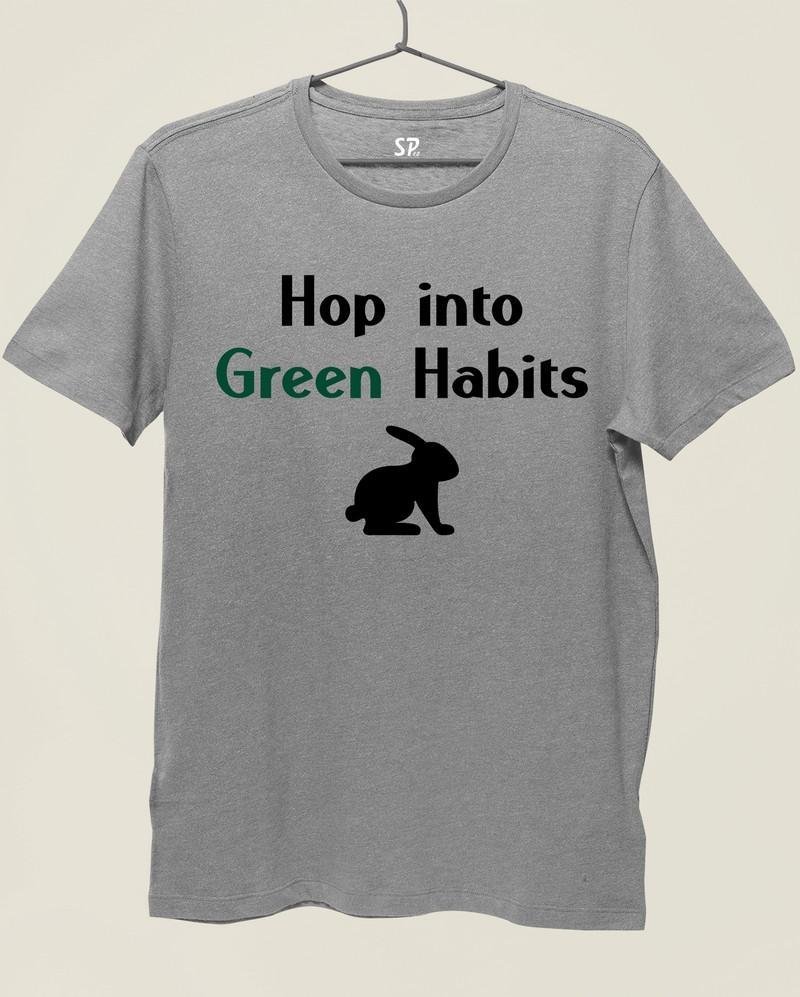 Hop Into Green Habits Awareness t Shirt